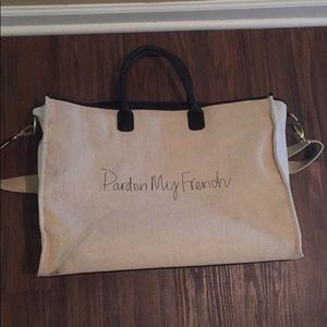 BCBG generation tote Pardon my French tote bag